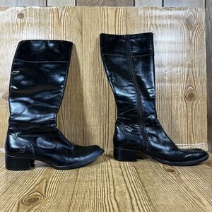 Børn Knee High Leather‎ Boots Women’s Size US 8 EUR 39 W32499
